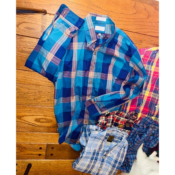 Men's 44R Blazers & 9 L/XL Dress Shirts Lot - Picture 12 of 16